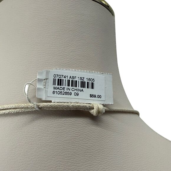 J. Jill Multi-Strand Necklace Aqua Ivory Layered Beaded Glass Pearl Ocean Sea - Picture 12 of 13